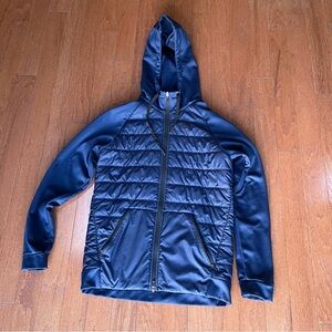 Nike Men’s Dri-Fit Therma Winterized Full Zip Hoodie Size Small Blue Black